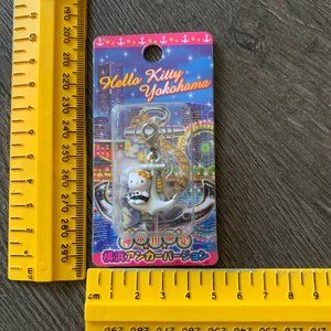 2008 HELLO KITTY ANCHOR CELL CHARM YOKOHAMA